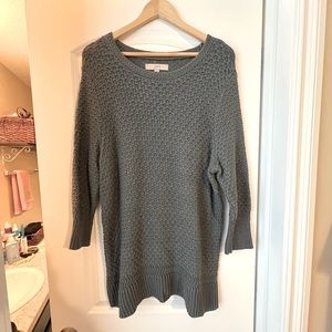 Loft Olive Knit Sweater